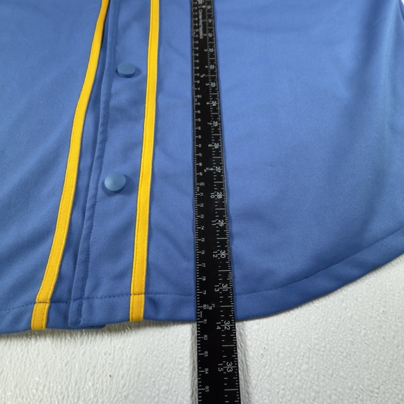 Starter ASPHALT LEGENDS All-State Stars 27 Stitched Baseball Jersey Blue/Gold XL - Picture 6 of 16